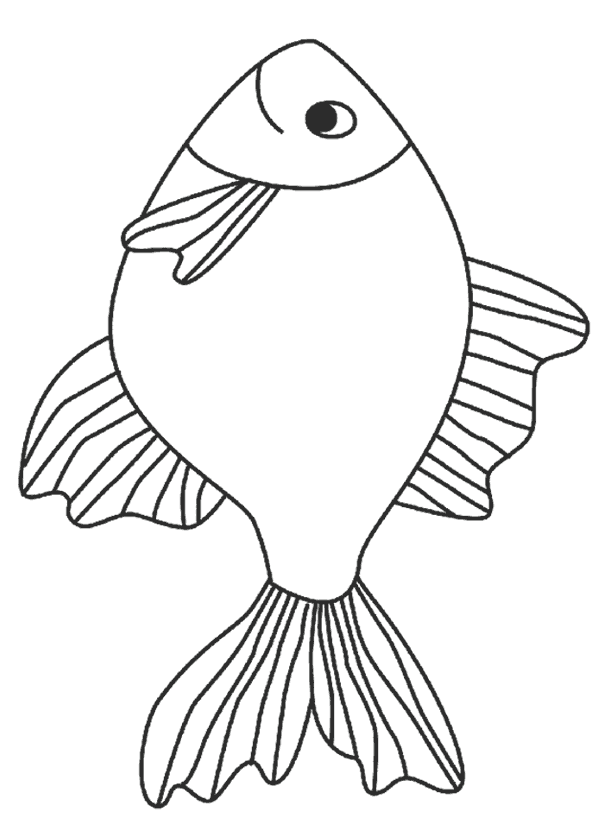 Balık Boyama Sayfası