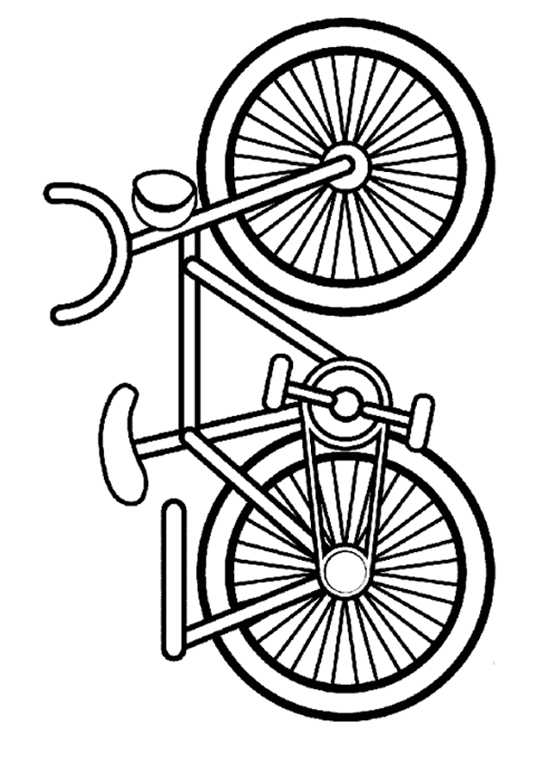 Bisiklet Boyama Sayfası