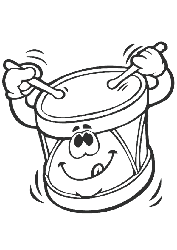 Trampet Boyama Sayfası