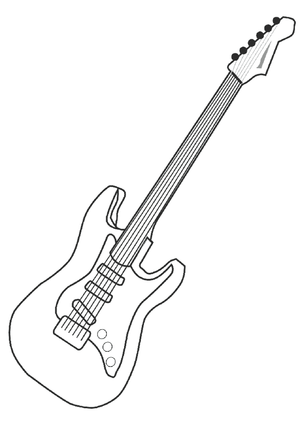 Gitar Boyama Sayfası