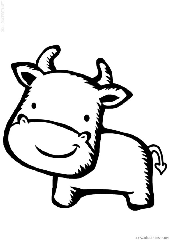İnek Boyama Sayfası