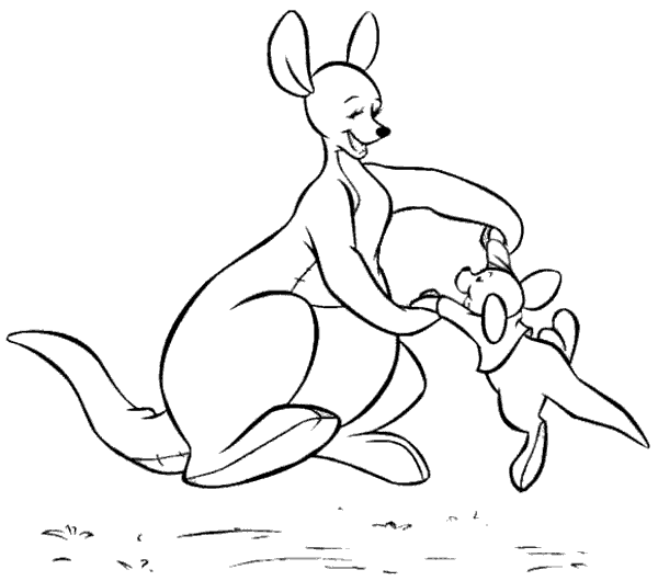 Kanguru Boyama Sayfası