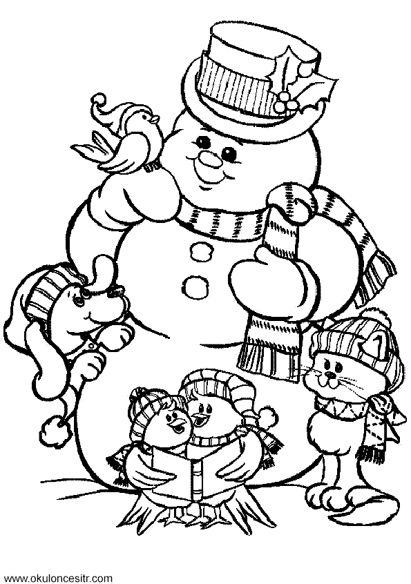 Kardan Adam Boyama Sayfası