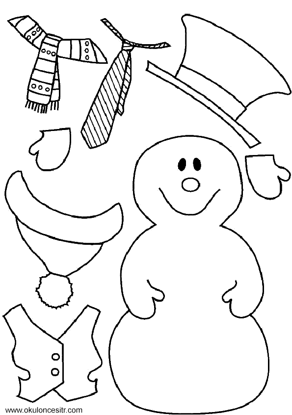 Kardan Adam Boyama Sayfası
