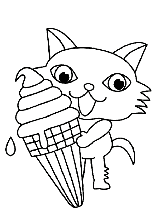 Kedi Boyama Sayfası