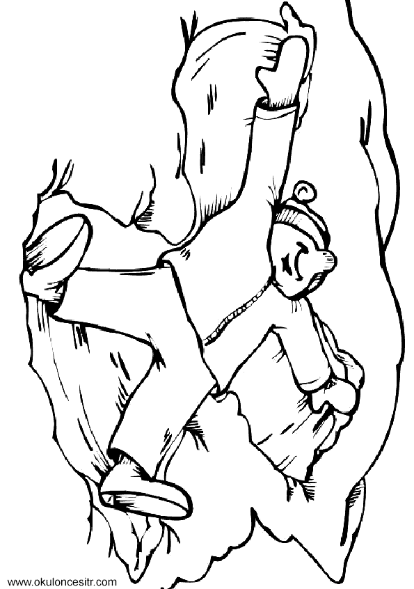 Kış Mevsimi Boyama Sayfası