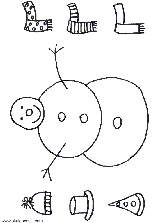 Kış Mevsimi Boyama Sayfası