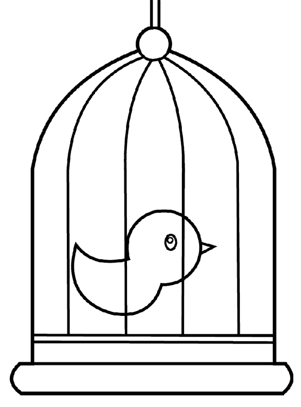 Kuş Boyama Sayfası