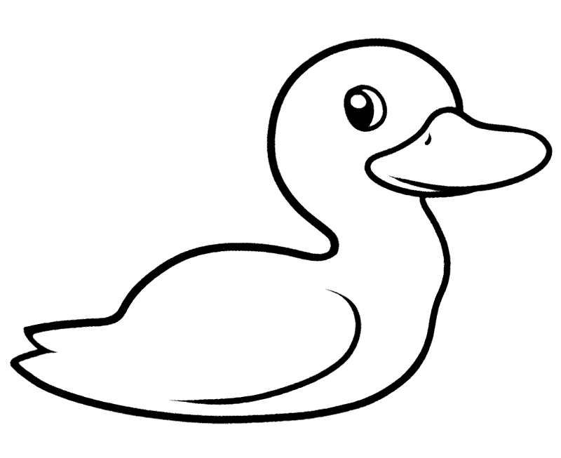 Ördek Boyama Sayfası