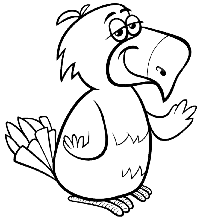 Papağan Boyama Sayfası