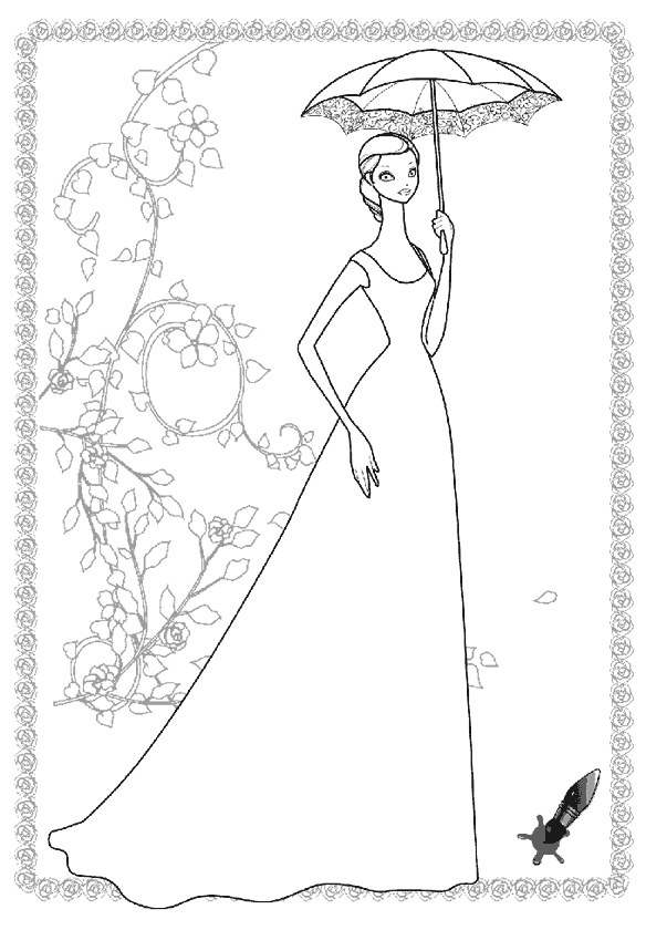 Prenses Boyama Sayfası