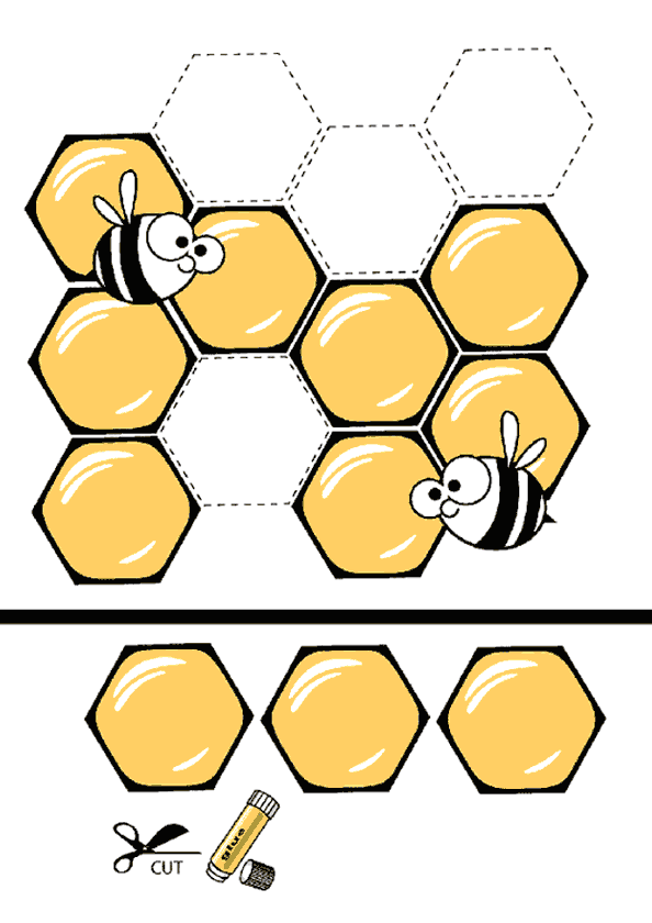 Bal Arısı Puzzle Kalıbı