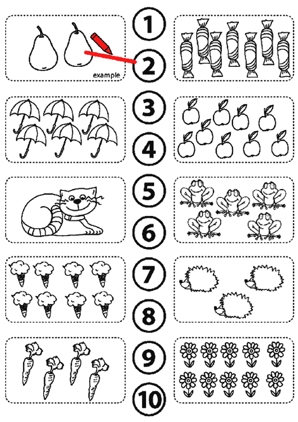 Sayı Rakam Eşleştirme Sayfası