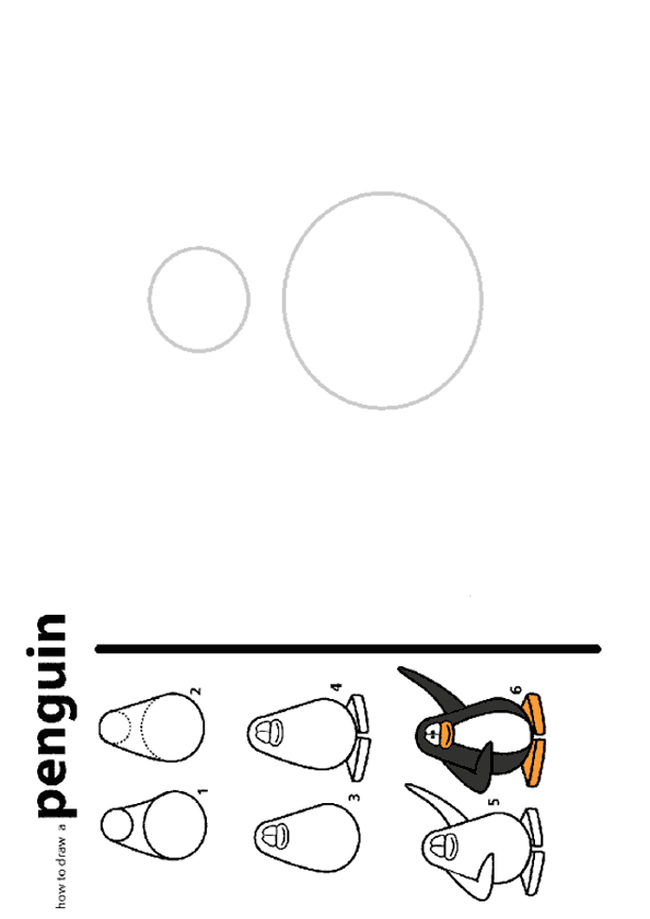 Penguen Resim Tamamlama Sayfası