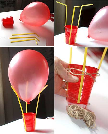 Uçan balon yapımı