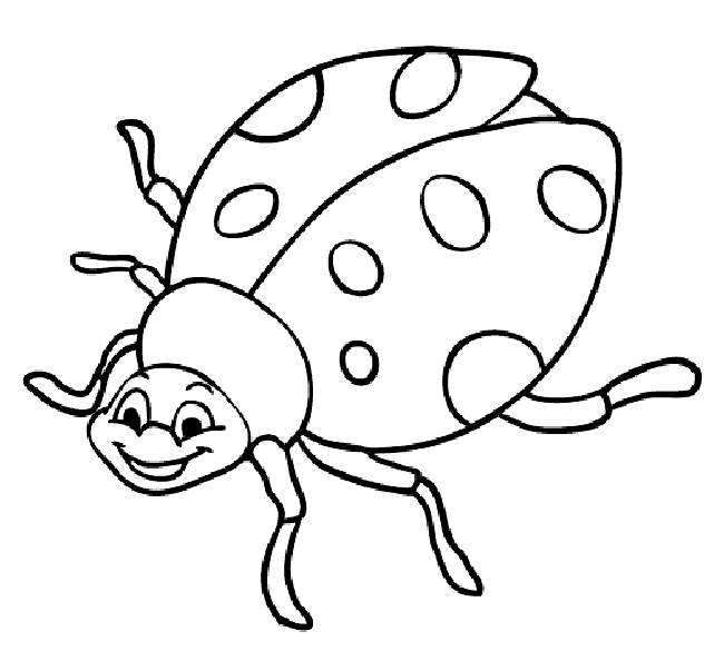 Uğurböceği Boyama Sayfası