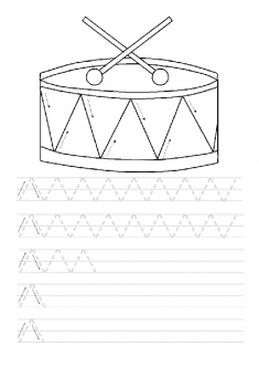 cizgi-calisma-sayfasi-davul