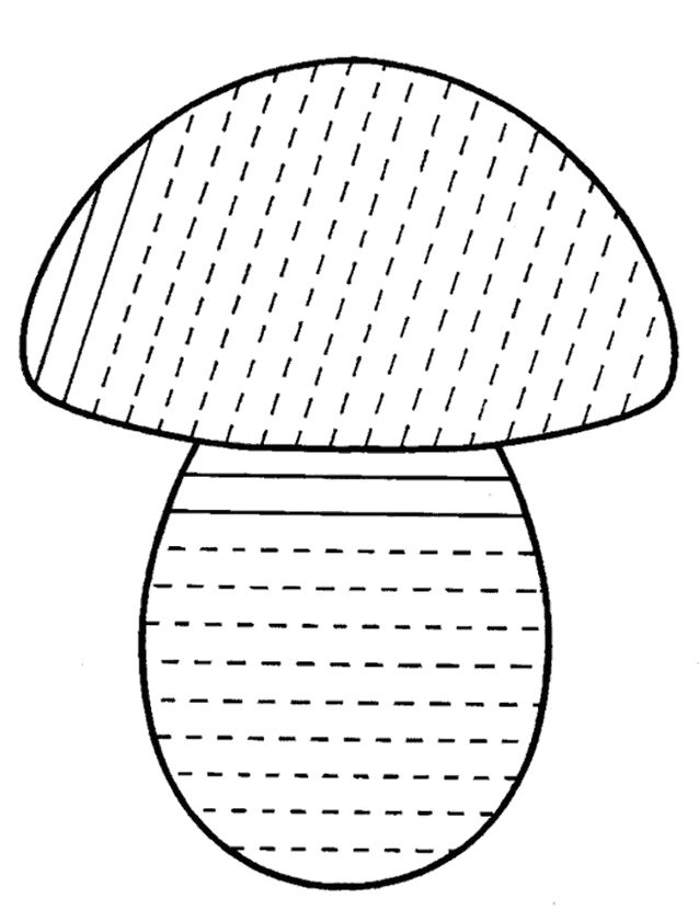 Mantar Çizgi Çalışma Sayfası