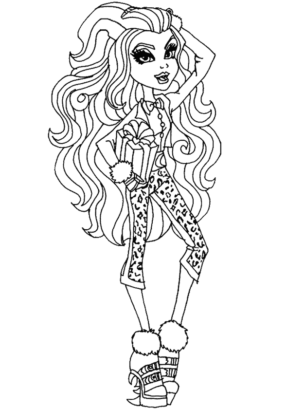 Kız Boyama Sayfası