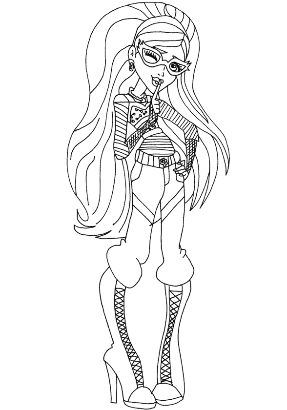 Kız Boyama Sayfası