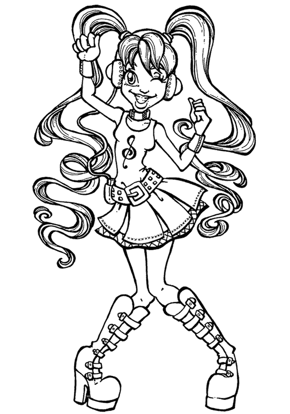 Kız Boyama Sayfası