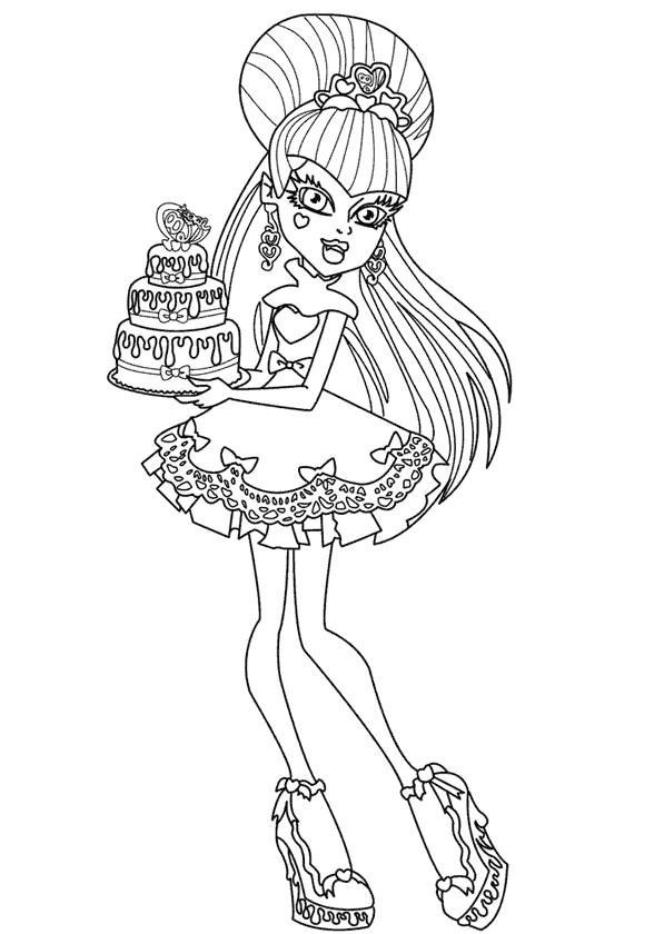 Kız Boyama Sayfası