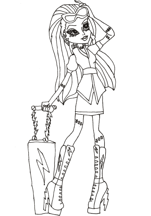 Kız Boyama Sayfası