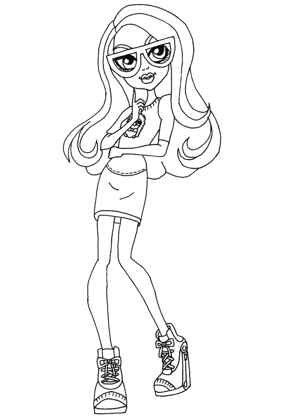 Kız Boyama Sayfası