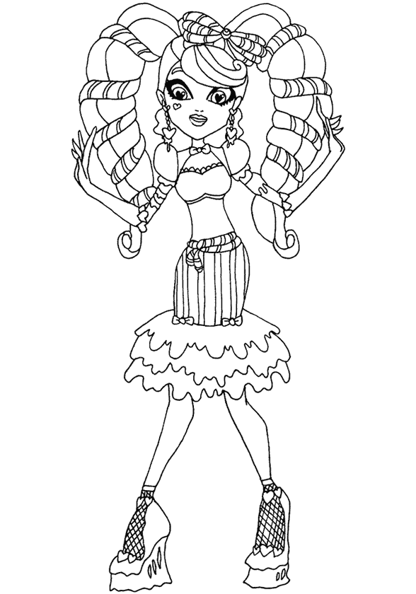 Kız Boyama Sayfası