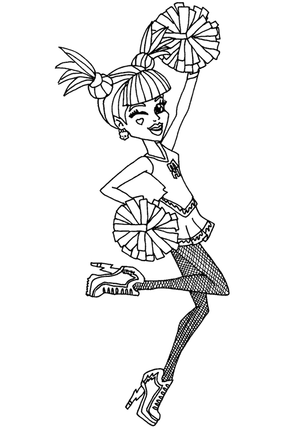 Kız Boyama Sayfası