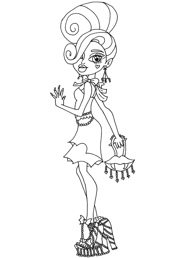 Kız Boyama Sayfası