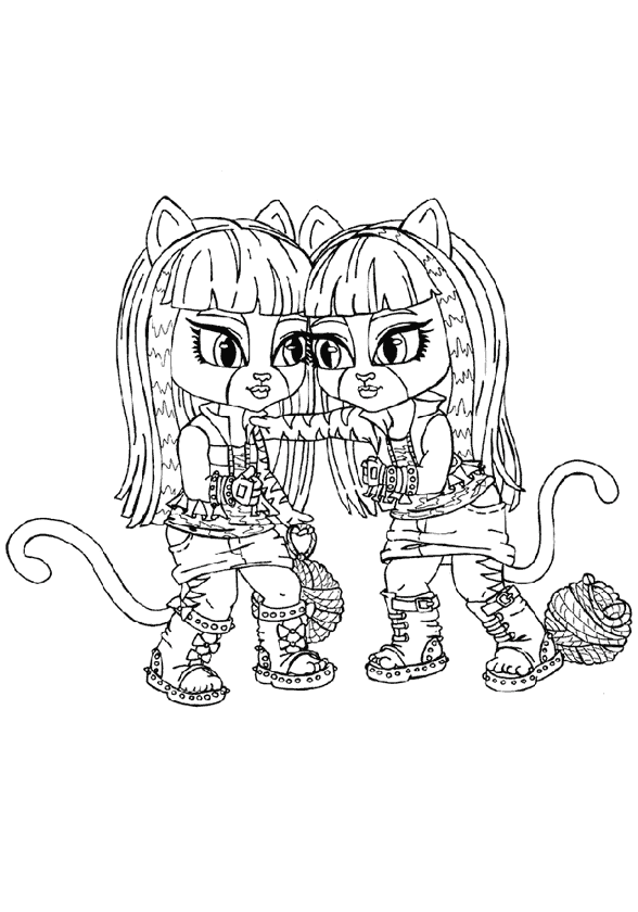 Kız Boyama Sayfası