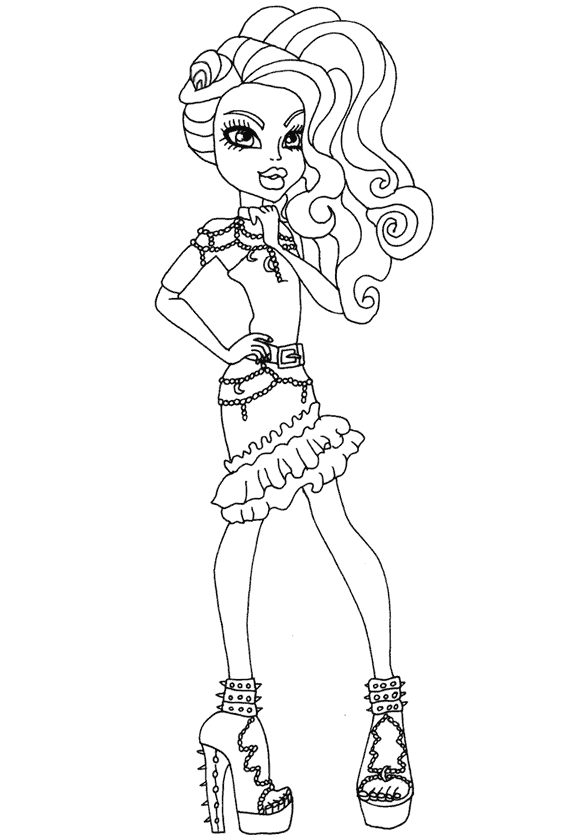 Kız Boyama Sayfası