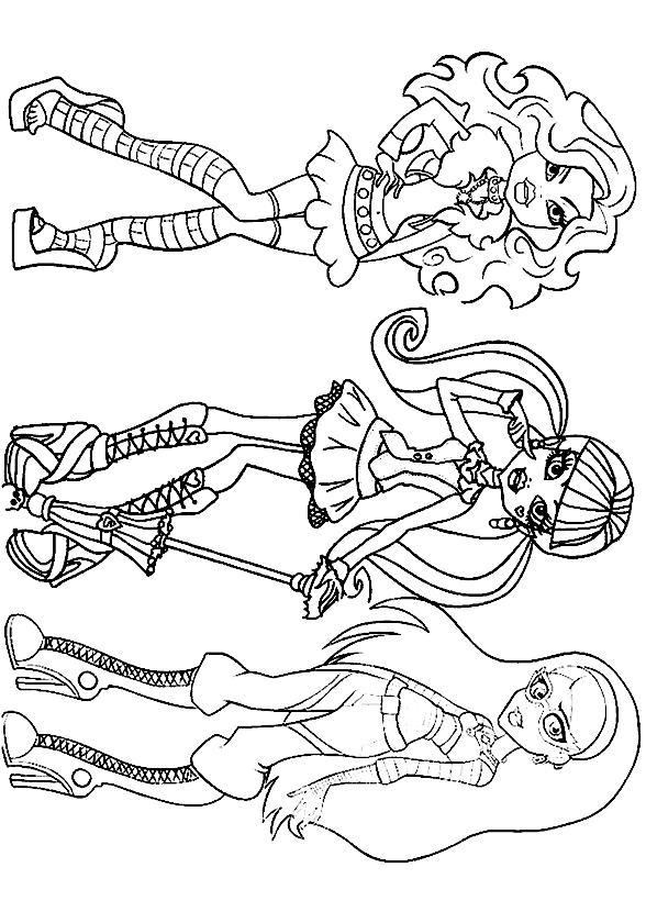 Kız Boyama Sayfası