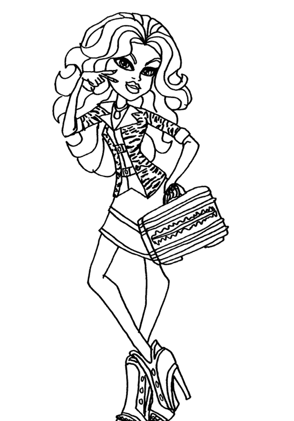 Kız Boyama Sayfası