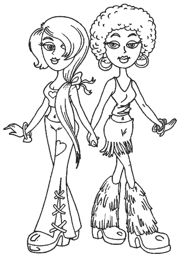 Kız Boyama Sayfası