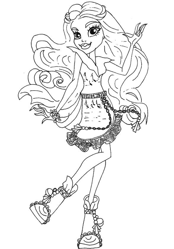 Kız Boyama Sayfası