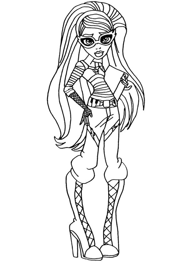 Kız Boyama Sayfası