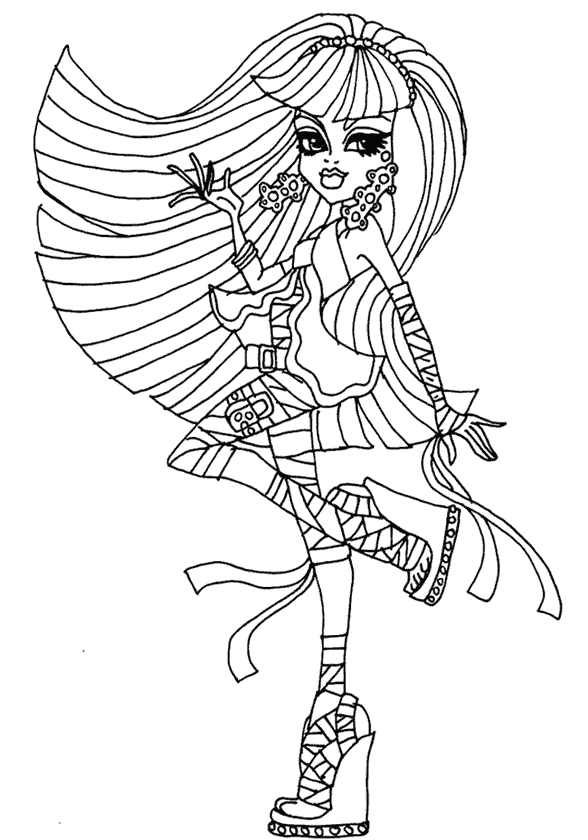 Kız Boyama Sayfası