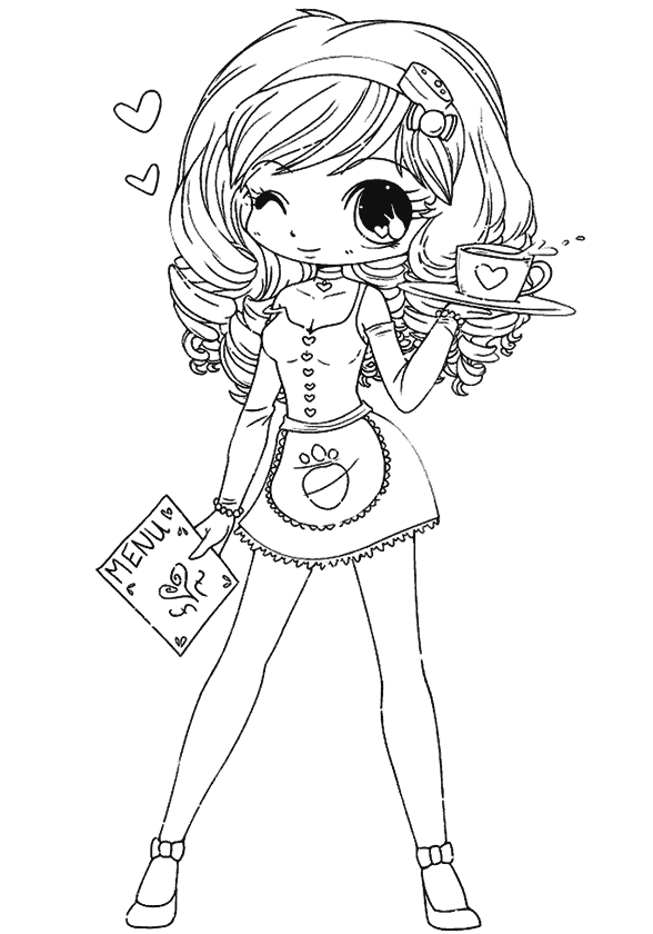 Kız Boyama Sayfası