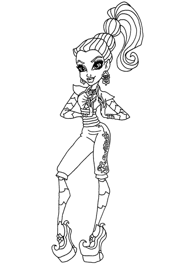 Kız Boyama Sayfası