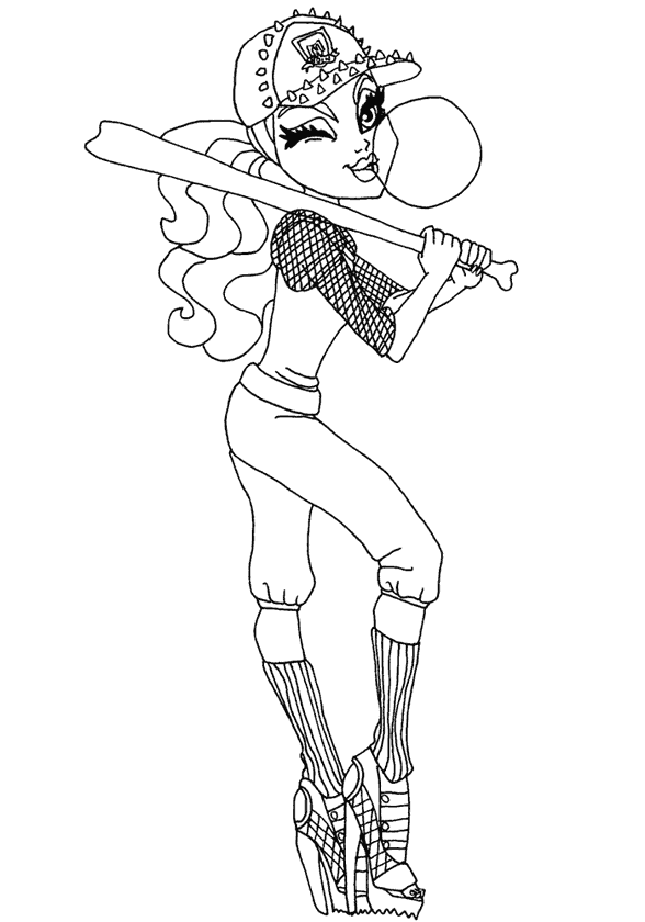 Kız Boyama Sayfası