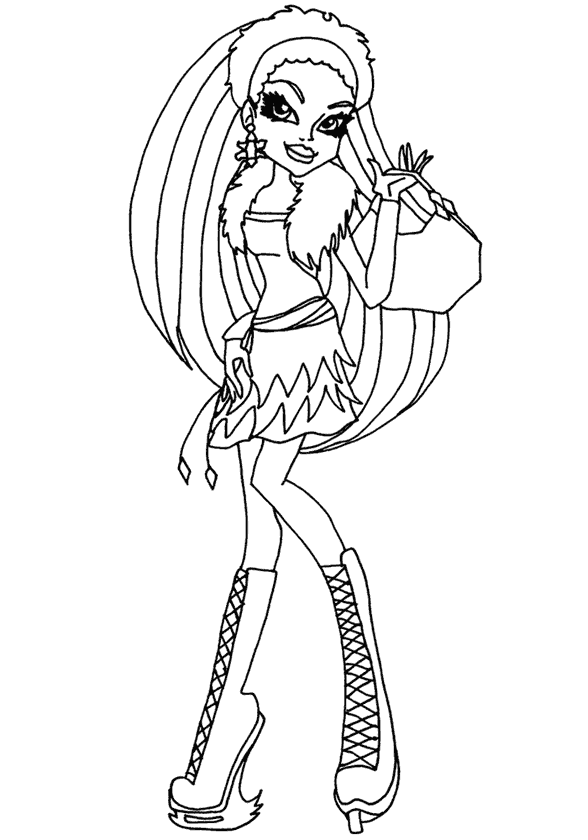 Kız Boyama Sayfası