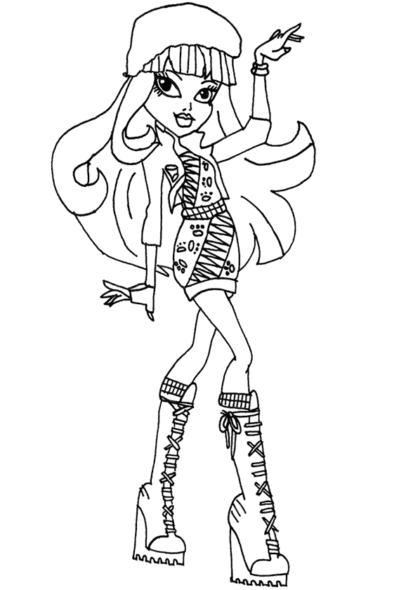 Kız Boyama Sayfası