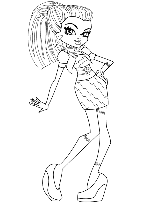 Kız Boyama Sayfası