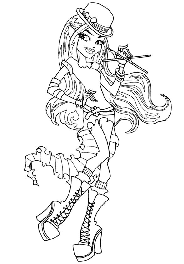 Kız Boyama Sayfası