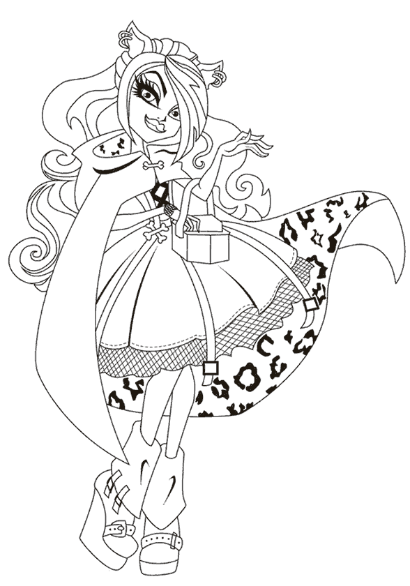 Kız Boyama Sayfası