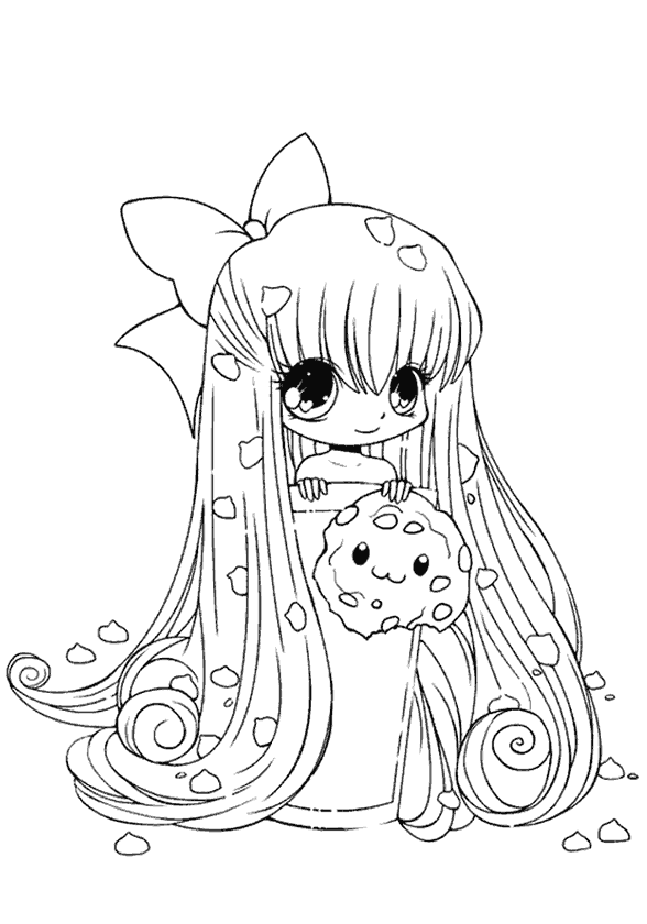 Kız Boyama Sayfası