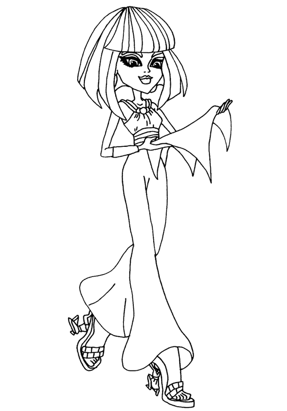 Kız Boyama Sayfası