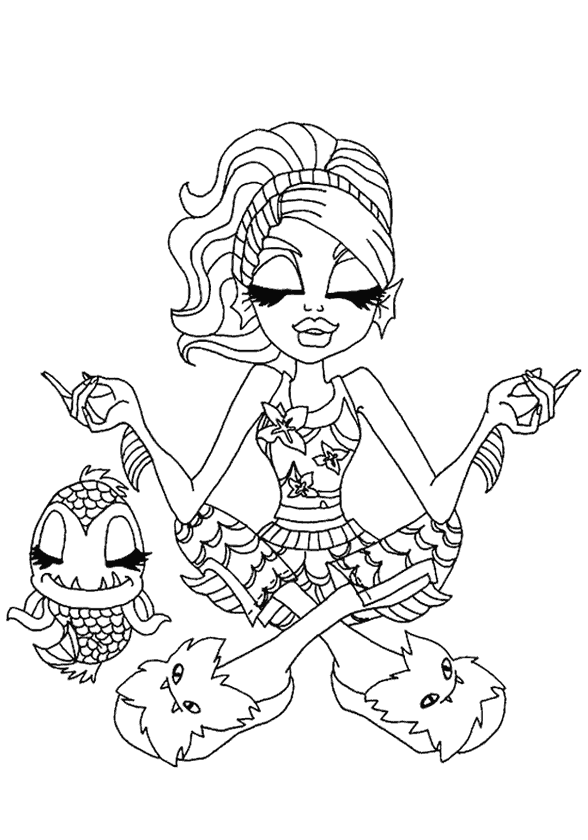 Kız Boyama Sayfası